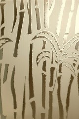 Зеркало декоративное бронза, Бамбук