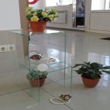 Подставка под цветы: стекло